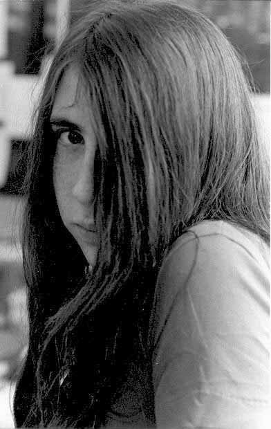 The Girl with the Hungry Eyes: Virginia (Ginger L. Blumenthal, my first "girlfriend") as a teenager. Long dark hair covered most of her face while her always "hungry eyes" glazed out at the camera.